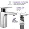 Anzzi Promenade Single Hole Single Handle Bathroom Faucet in Brushed Nickel L-AZ117BN - alternate 3